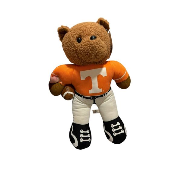 Toy Factory University Of Tennessee Volunteers Football Teddy Bear Stuffed Plush - Picture 1 of 11